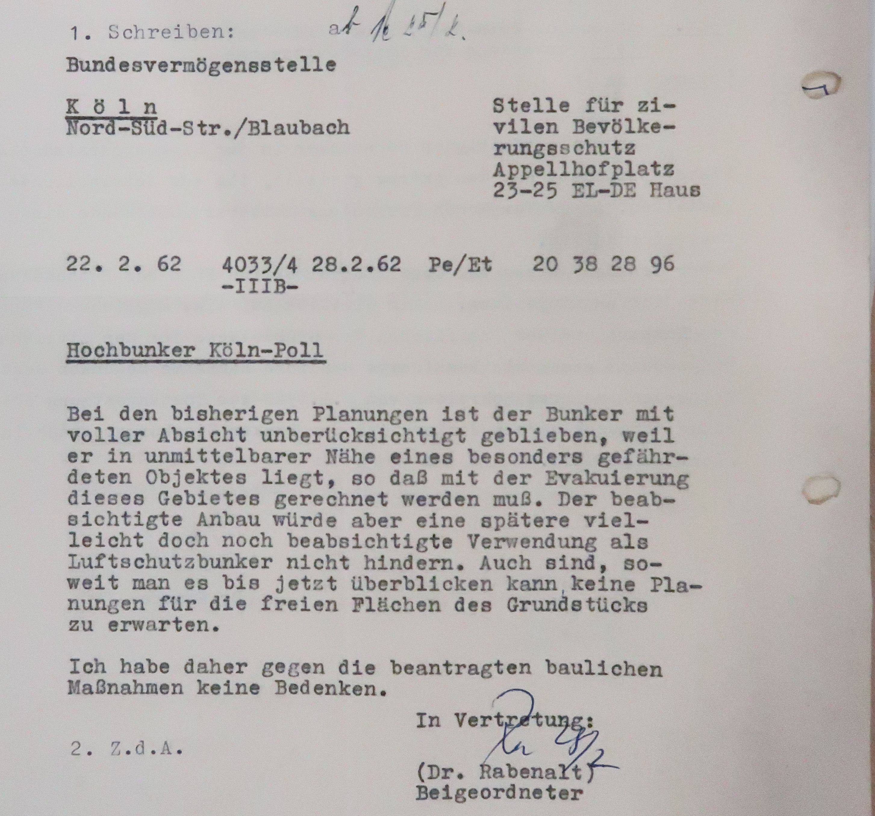 Dokumentation Hochbunker Pützlachstraße, Köln